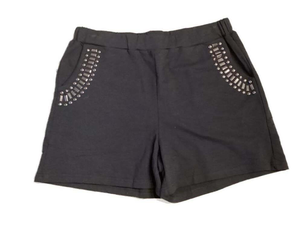 Boston Proper Embellished Studded Pull-On Shorts Size M